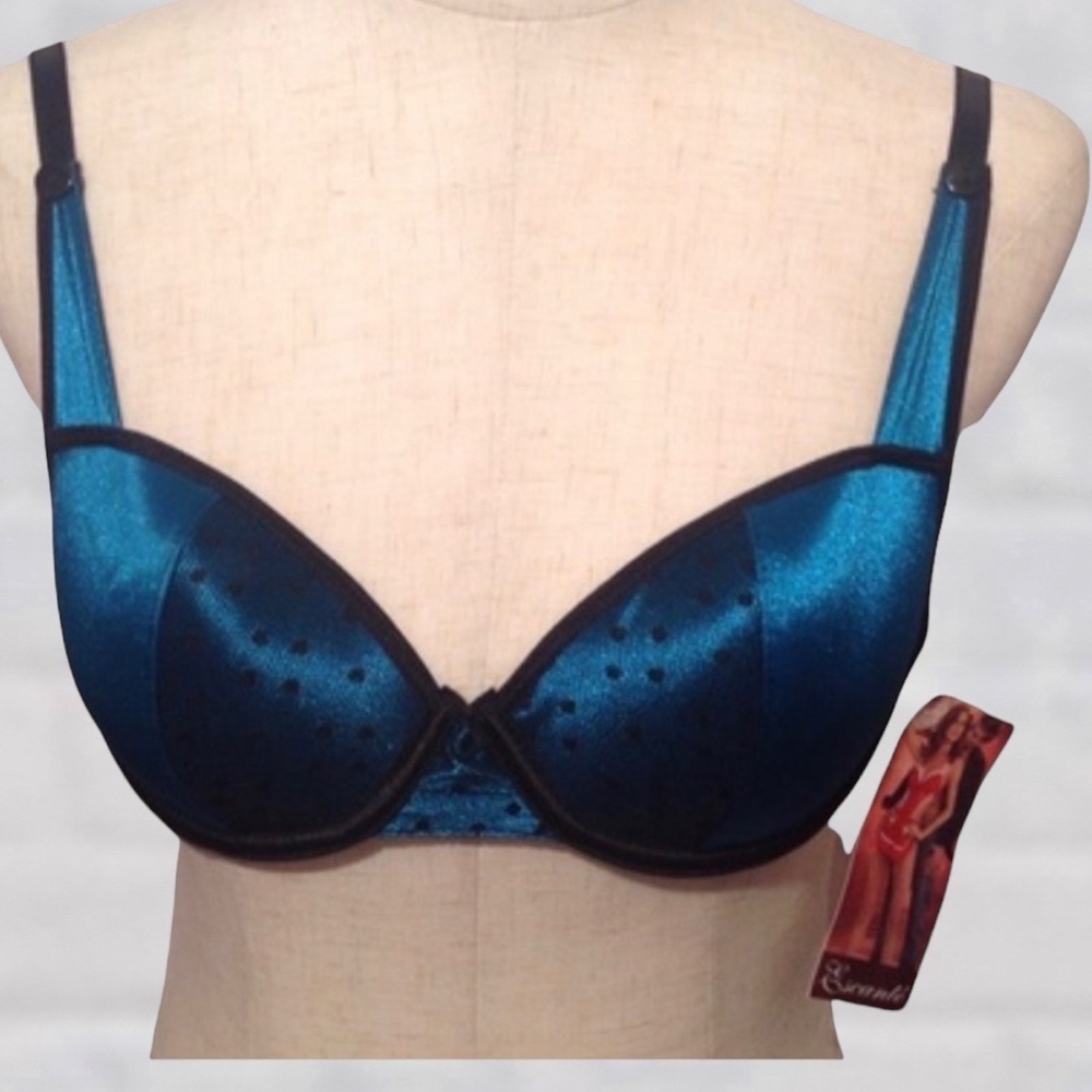 ESCANTE'  Electric Blue Adjustable BRA New With Tags
